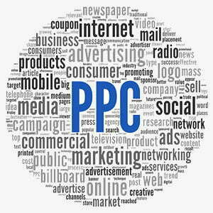 PPC and advertising word cloud